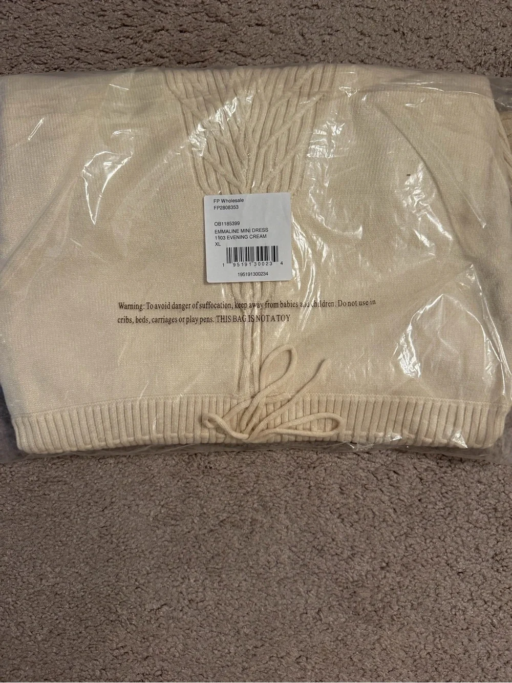 Free People cable knit